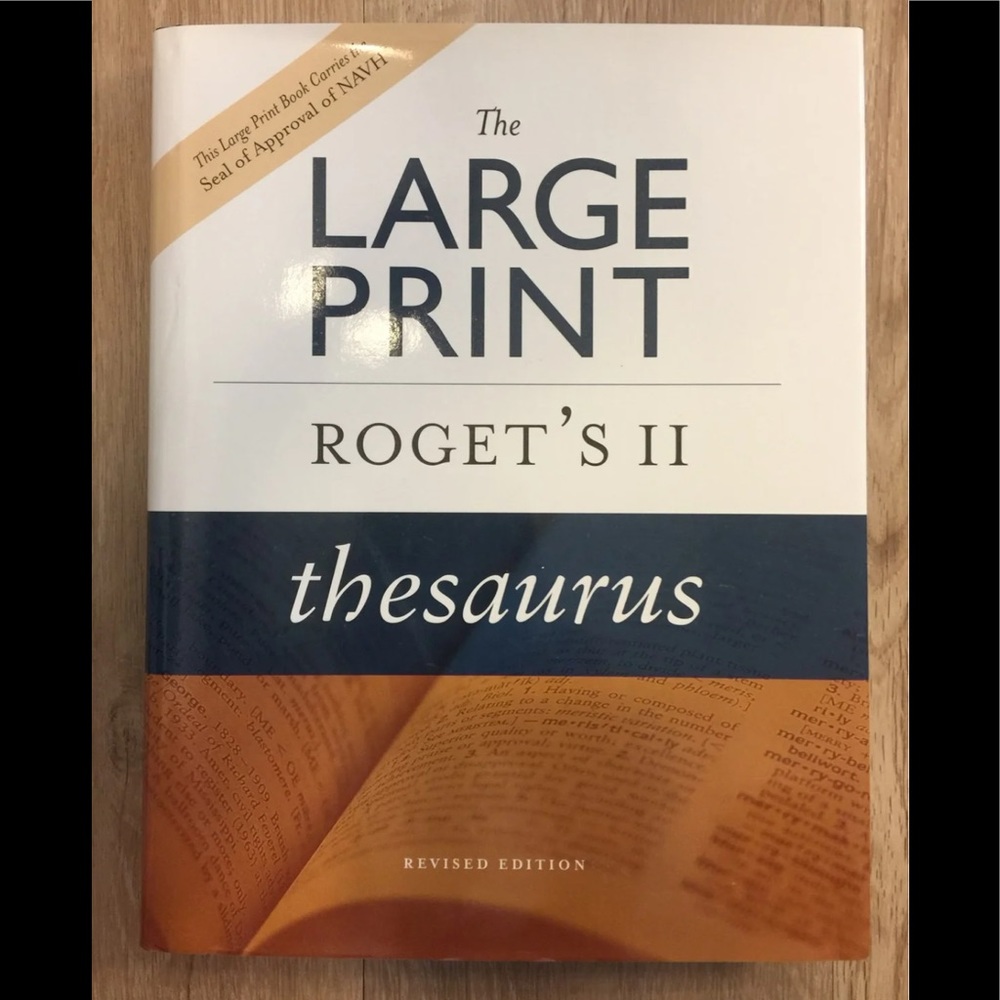 The Large Print Roget's II Thesaurus